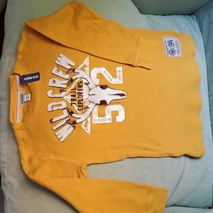 Boys waffle knit long sleeve shirt size S (6-7)